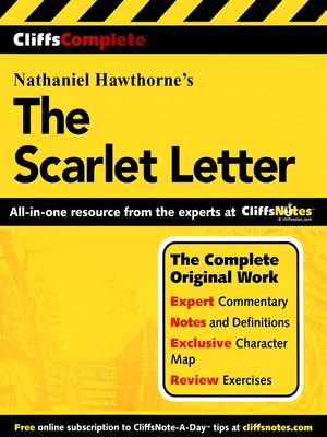 cover image of CliffsComplete<sup>TM</sup> The Scarlet Letter